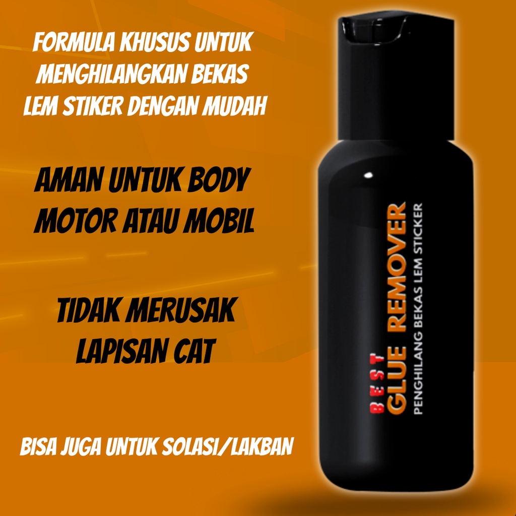 

STIKER REMOVER GLUE REMOVER PENGHILANG PEMBERSIH NODA BEKAS LEM STICKER MOTOR SOLASI LAKBAN
