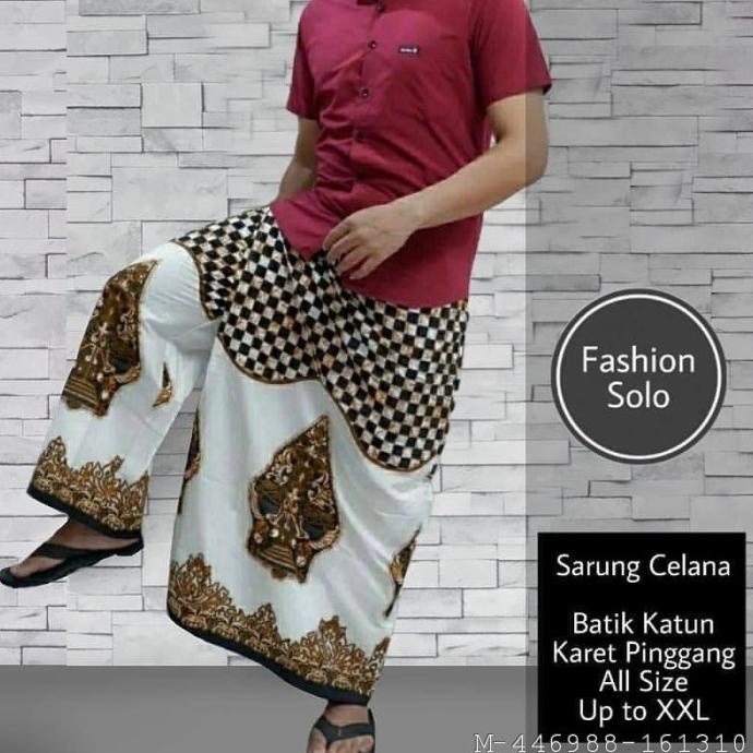Celana sarung batik wayang dewasa