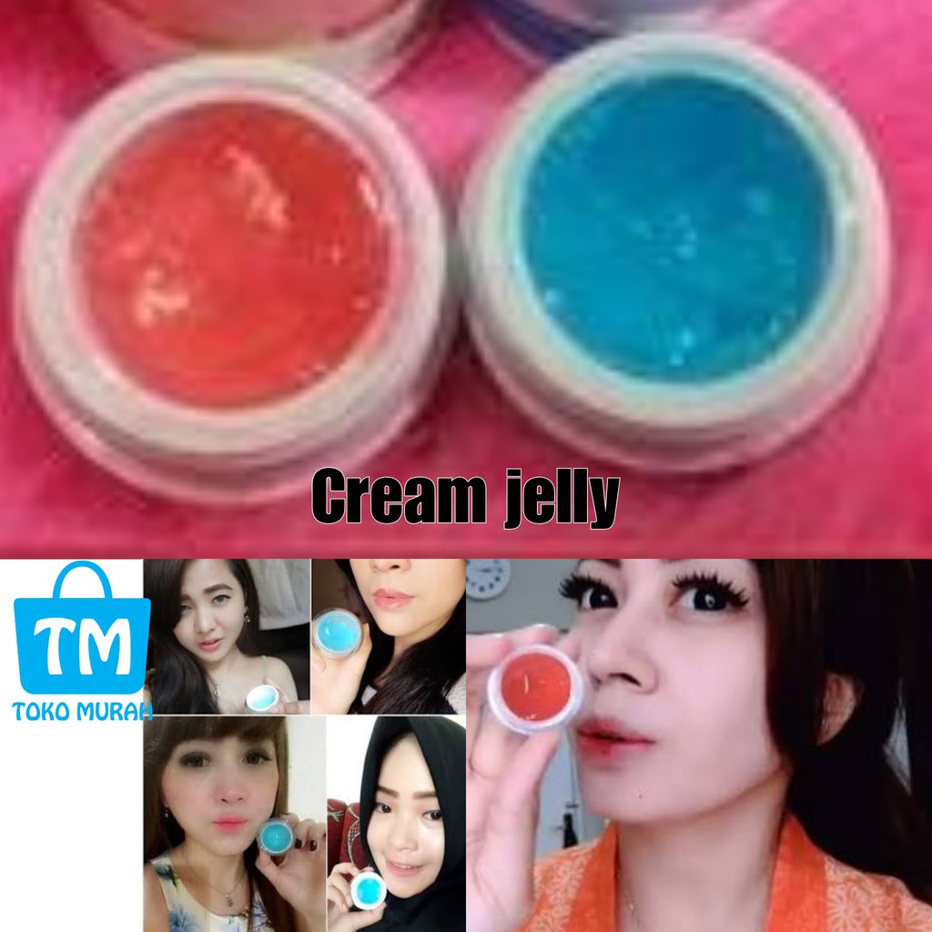 CREAM JELLY GLOWING VITAMIN RED JELL / BLUE JELL