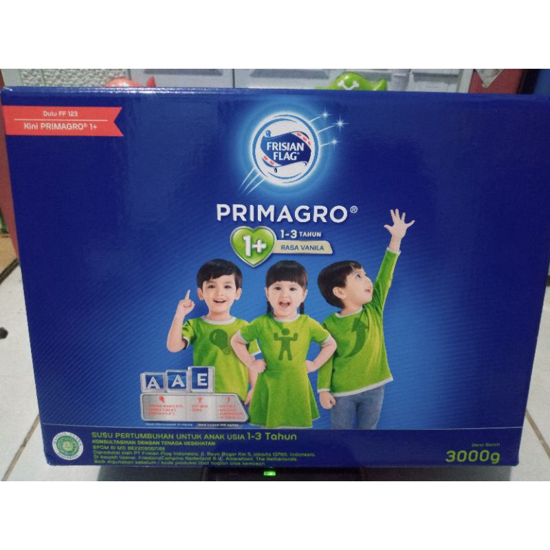 Frisian flag Primagro 1+ Vanila 2000gr 2000 gr 3000gr 3000 gr