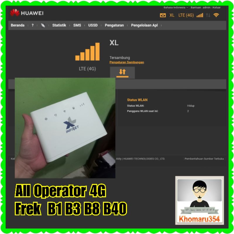[ Unlock  ] Modem Home Router Huawei B310S XL Home
