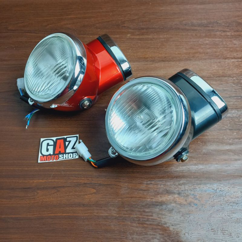 Lampu Depan CB 100 ASTRA S90 Assy Headlamp S 90 Batok Set Speedometer