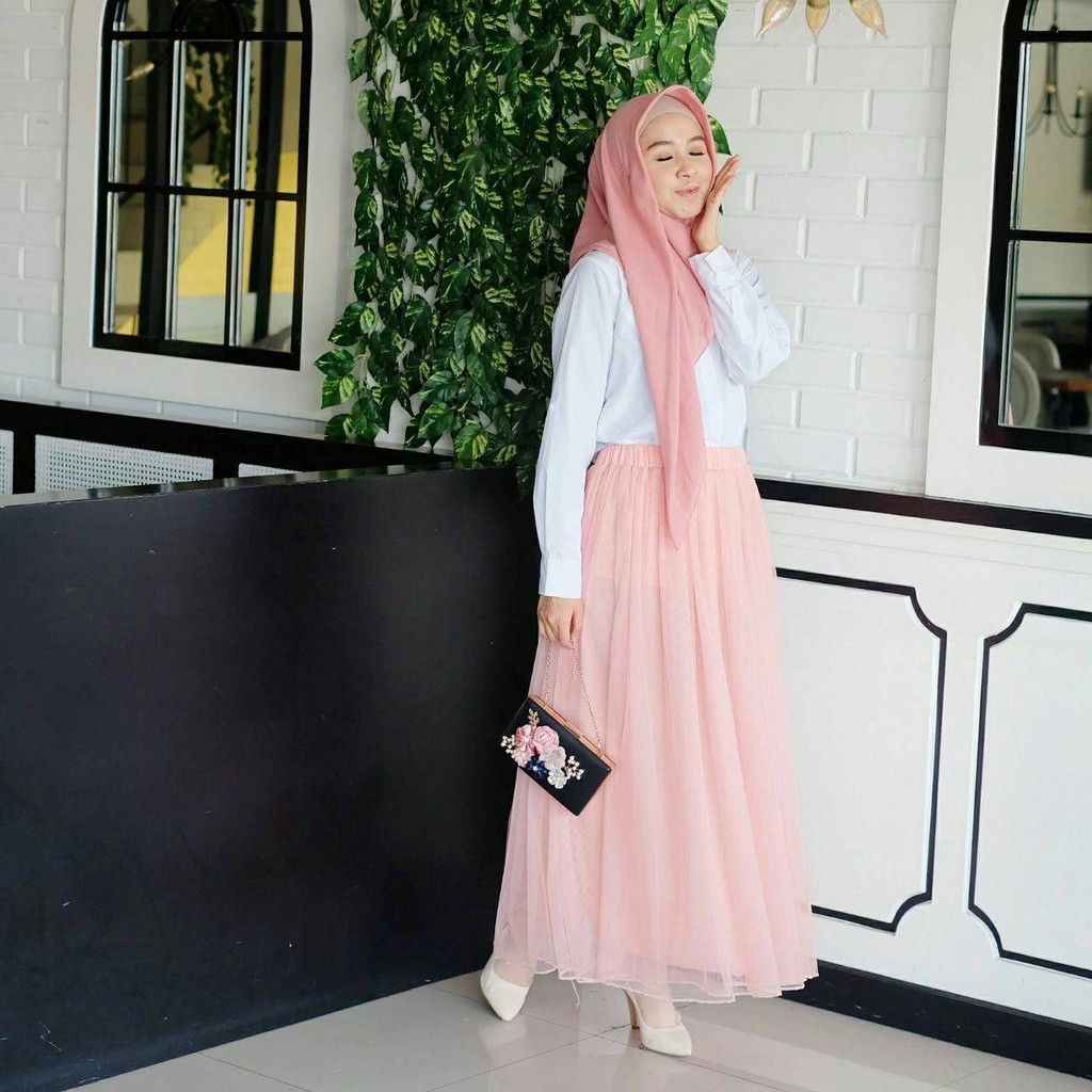 20 Trend Terbaru Style Hijab Rok Tutu Pink My Red Gummi Bear