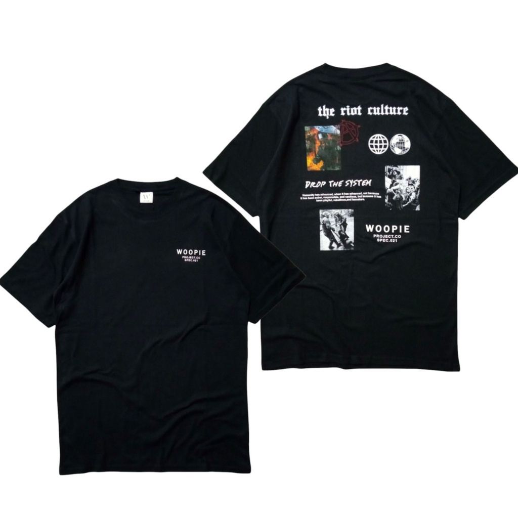 Kaos Woopie - Baju Kaos Oversize Original Nexttime Pria Wanita Terbaru Termurah Terlaris - Tshirt Ka