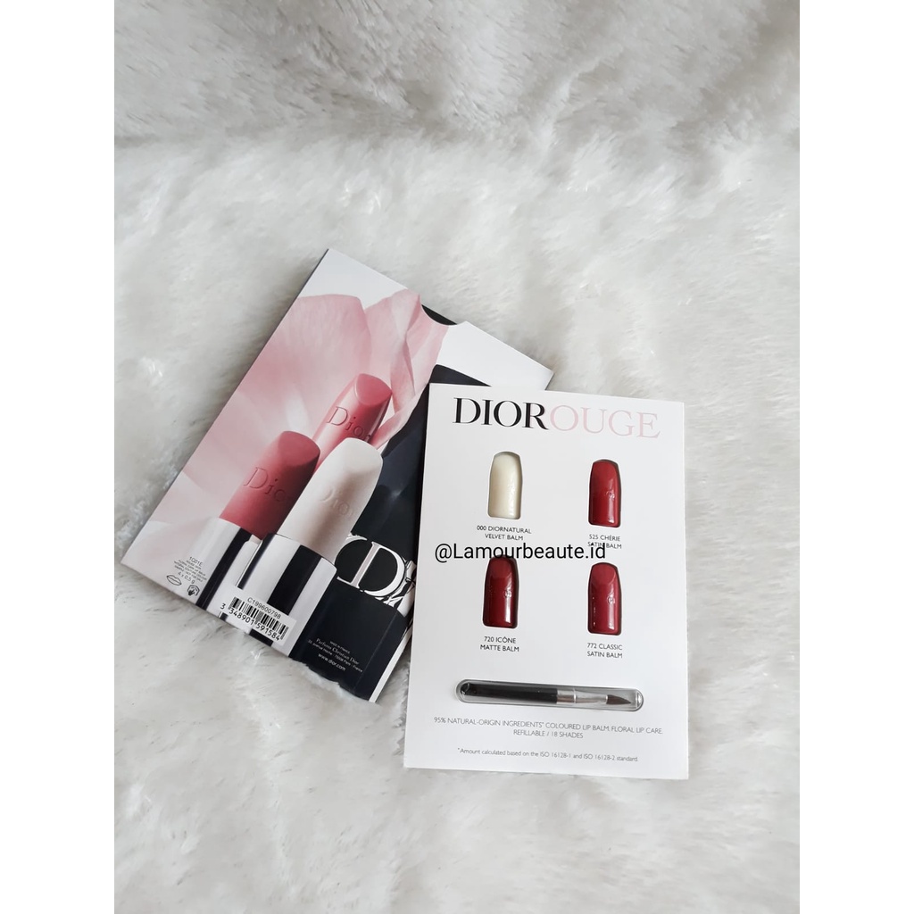 Dior Lip Balm Lipstick Sample