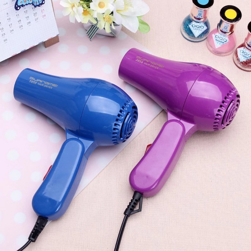 MINI HAIRDRYER PORTABLE 200W 500W TRAVEL HAIR DRYER COMPACT BLOWER FOLDABLE