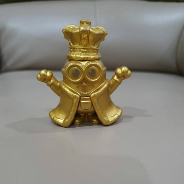 Minion Happy Meal 2020 King Bob No.7 GOLD