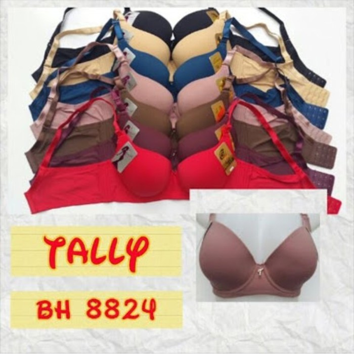 Bra Push Up Tally 8824 dengan Busa Tebal dan Empuk serta Berkawat dan Kait dua