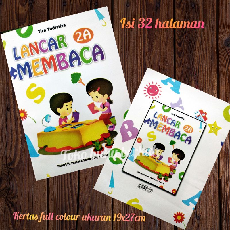 buku lancar membaca 2A 32 halaman (19x27 cm)