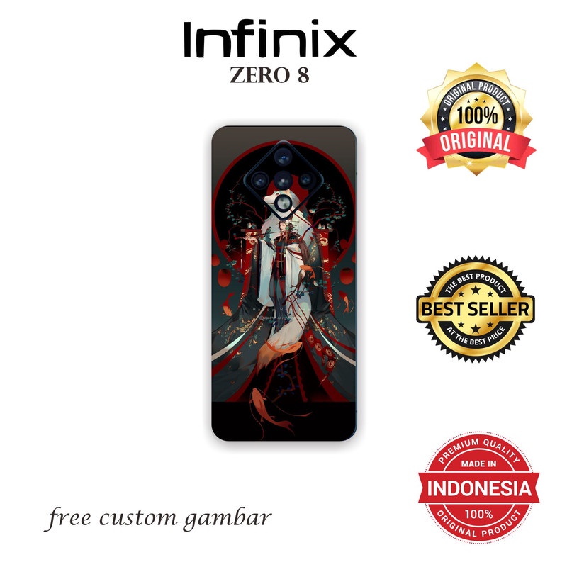 GARSKIN/STICKER HANDPHONE INFINIX ZERO 8 CUSTOM