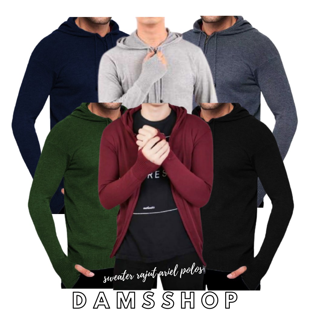 DAMSSHOP - SWEATER RAJUT ARIEL POLOS BEST QUALITY