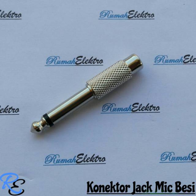 Konektor Jack Mic Toa 3.5 ke RCA 2.5 Besi Berkualitas