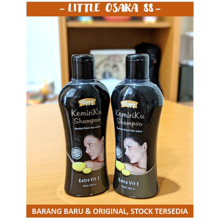 Shampoo Sampo Rambut Happy Kemiriku Extra Vitamin E 100 ml