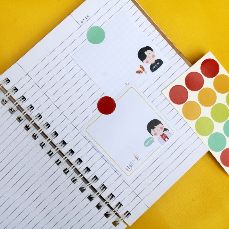 

Start Up Korea Fan Art Memo Sheet by Pipimaru