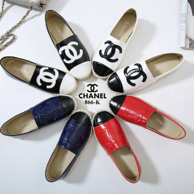 Sepatu chanel espadrilles ( A25)