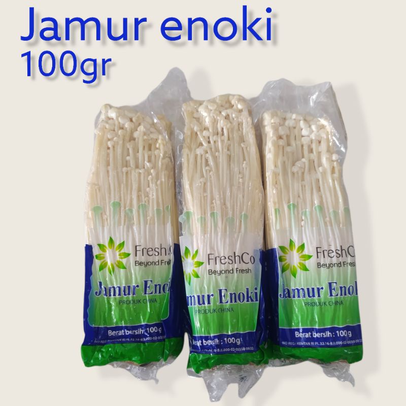 

JAMUR ENOKI FRESH 100 GRAM PER PACK MURAH ENAK BY DEWAPONIK
