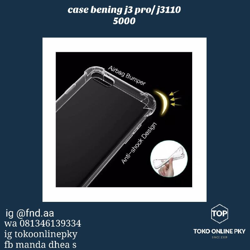 case bening j3 pro / j3110