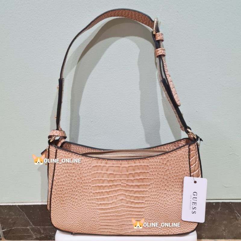 tas georgina shoulder bag two tone kondangan pesta croco saffiano tas jinjing