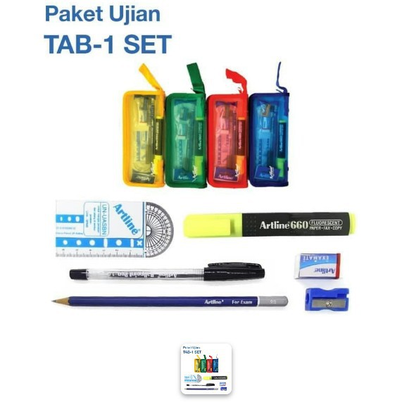 

Paket set ujian sekolah artline Tab 1