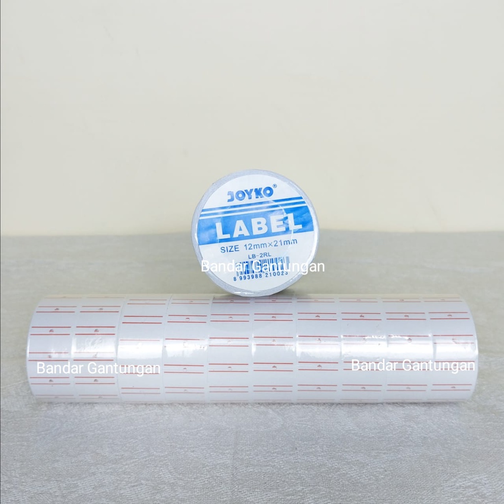 Kertas Label Harga 1 Line Refill Isi Ulang Labeller Merk Joyco Kertas Stiker Isi Ulang(PAK C)