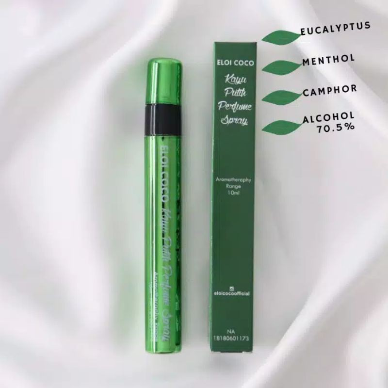 Eloi Coco Kayu Putih Perfume Spray Aromatherapy 10ml + Disinfectant ( Pocket Size )
