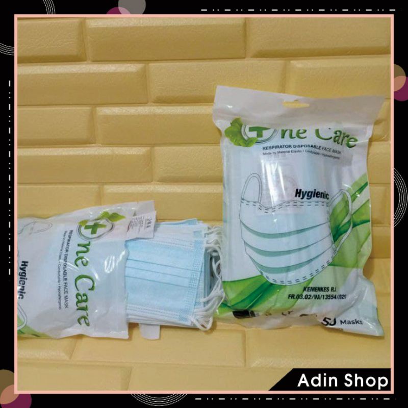 MASKER SACHET NE CARE KEMASAN ZIPLOCK MASKER EARLOOP DISPOSABLE NON HIJAB MASKER (SACHET HIGIENIS)