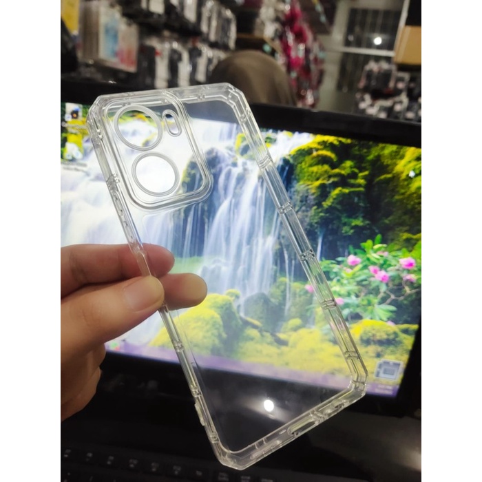 Case AIRBAG Vivo Y91C/Y91/Y76S 5G/Y53S/Y51S/Y51 2020/Y50/Y30/V27 5G/V27E/Y02/Y17/Y15/Y12/Y75 5G/T1 5G/ Y16/Y02S Softcase Super Clear Protection Camera Anti Jamur