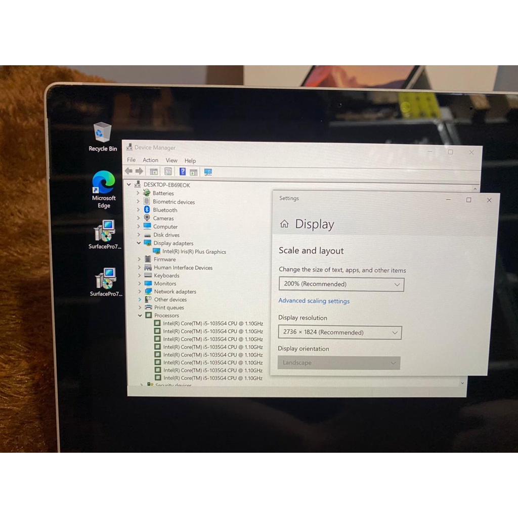 KMI LGI PROMO MURAH                Laptop 2 in 1 Microsoft Surface Pro 7 Core i5 1035G4 Iris Plus