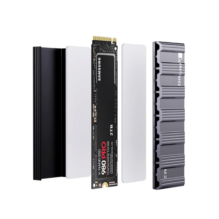 JONSBO M.2-5 Heatsink SSD NVMe M2 Cooling Grey