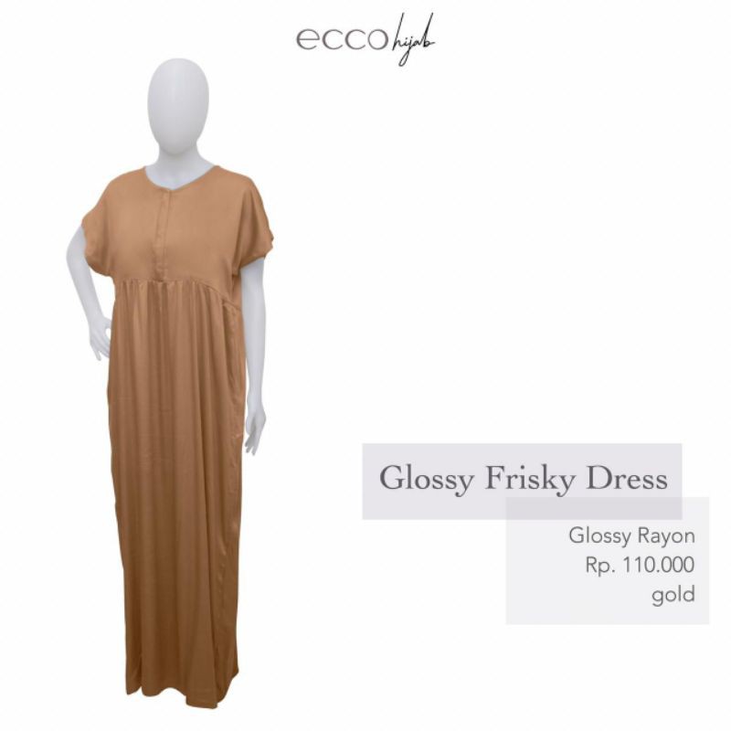 Glossy Frisky Gold by ecco hijab