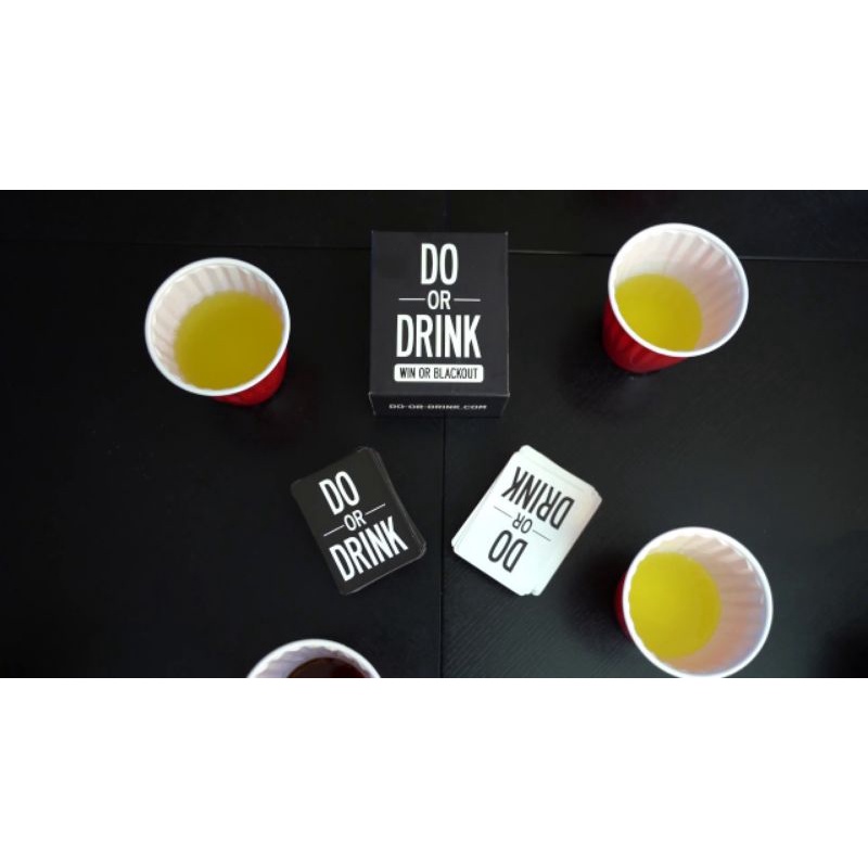 do or drink (win or blackout) board game