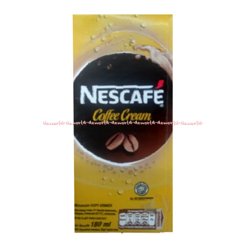 Nescafe Coffee Cream Black 180ml UHT Kopi Instan Neskafe Nescafe Siap Minum Nescafe Black UHT Kopi Instan Cofee