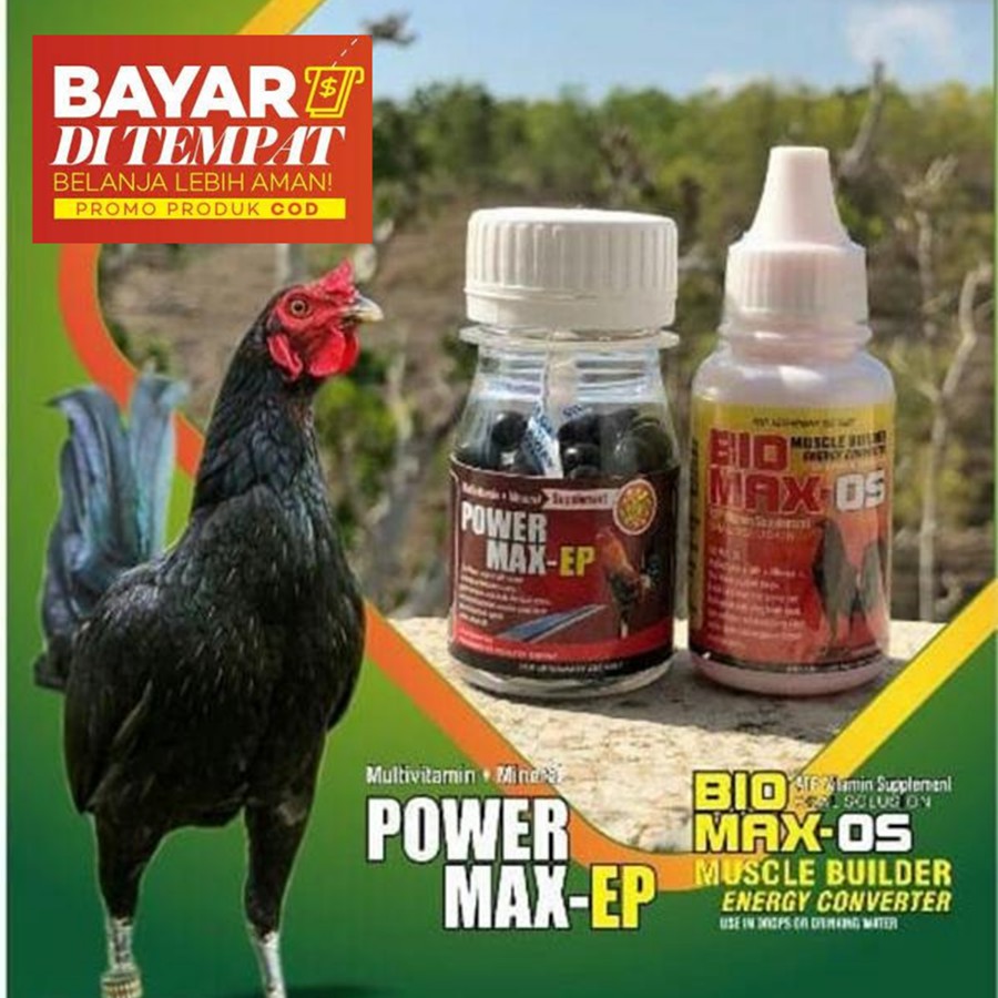 Doping ayam PowerMaxEP dan Biomax OS