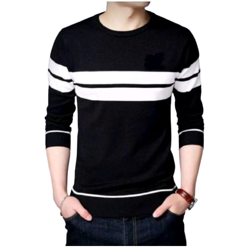 pojoksweater.id - Sweater Rajut Round Strip 2 12 Get Kualitas Terbaik