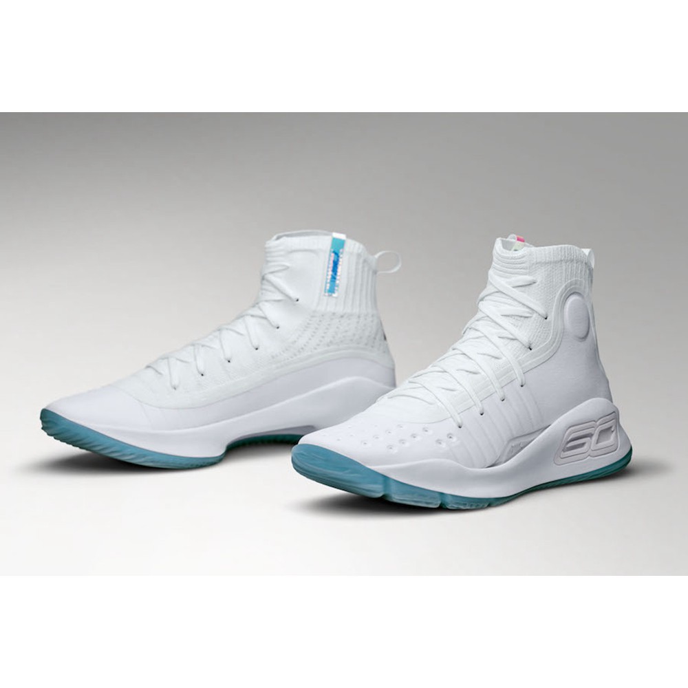curry 4 all white