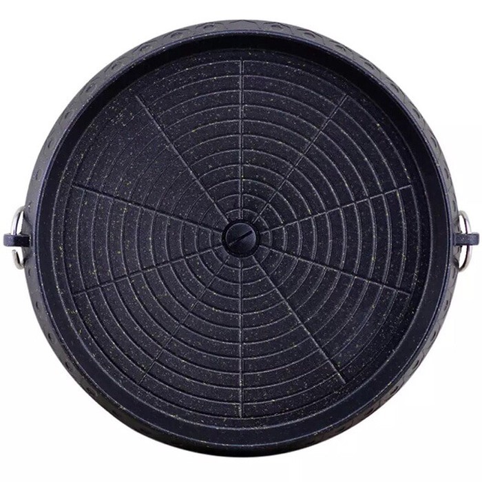 Yakiniku Grill Pan Round Teflon Panggangan BBQ Barbeque Griller Bulat see