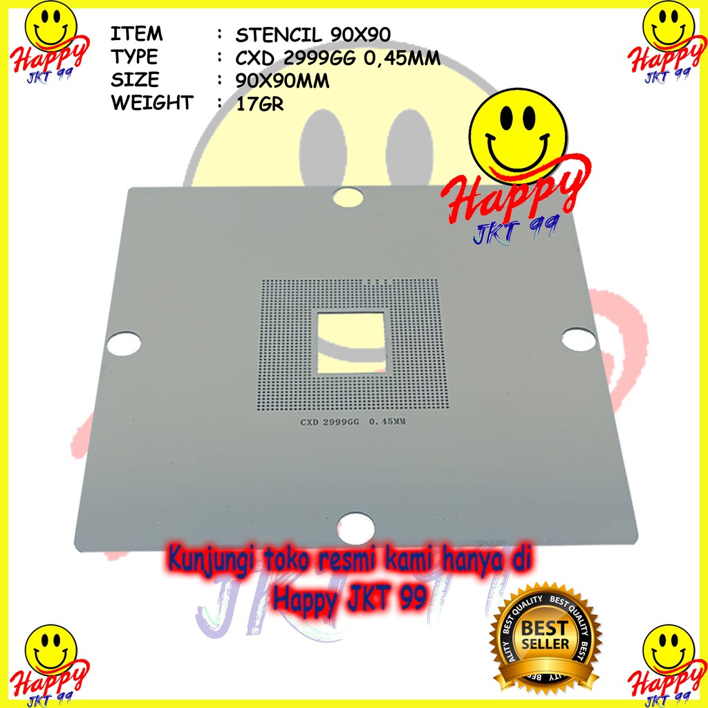 [ HAPPY JKT 99 ] STENCIL 90X90 PS3 4000 CPU CXD2999GG CXD2999 GG CXD 2999 GG