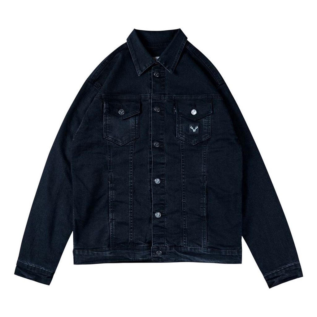 Whoopculture &quot;Dumb&quot; Black Denim Jacket