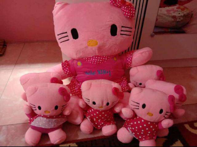 Boneka hello kitty beranak 6