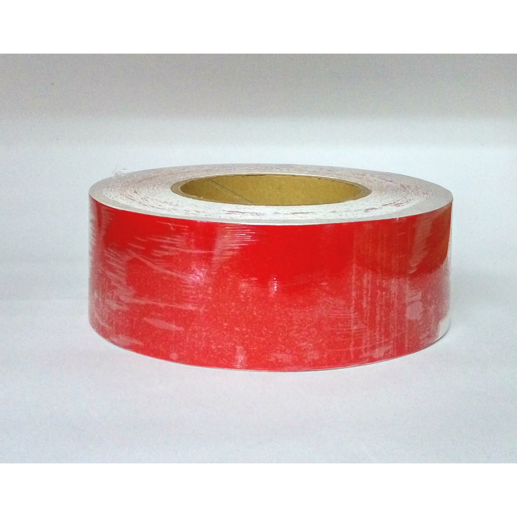 

3M Scotchlite 610 Reflective Material Red Merah 2 inch x 45 M