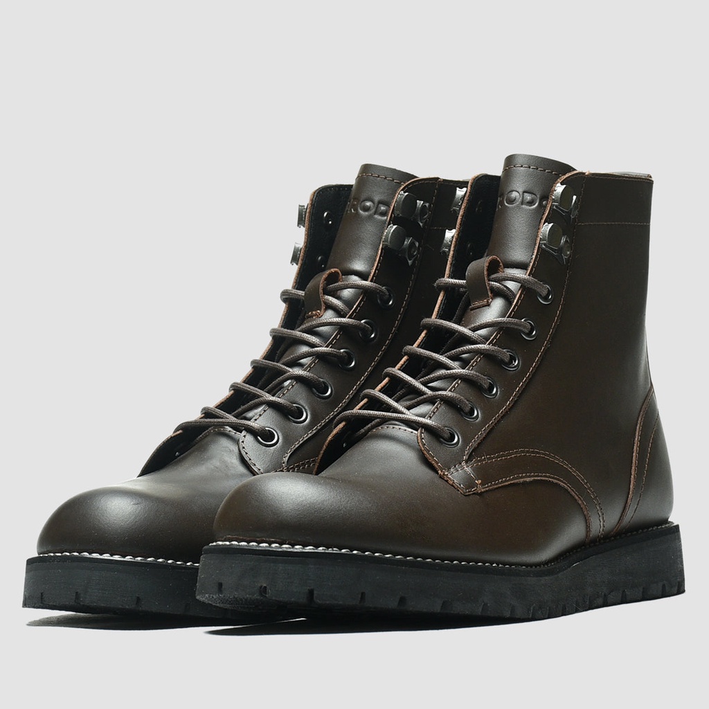 Sepatu Brodo Munson Boots [Black/Choco]-6