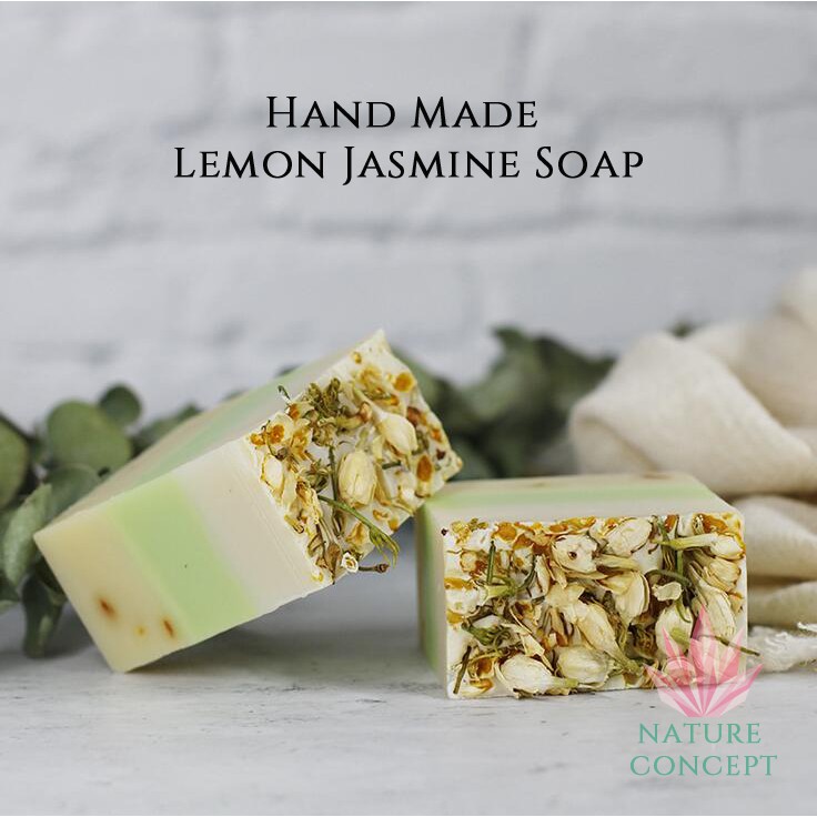 Sabun Cuci Muka Unik Organic Lemon Jasmine Soap Handmade soap