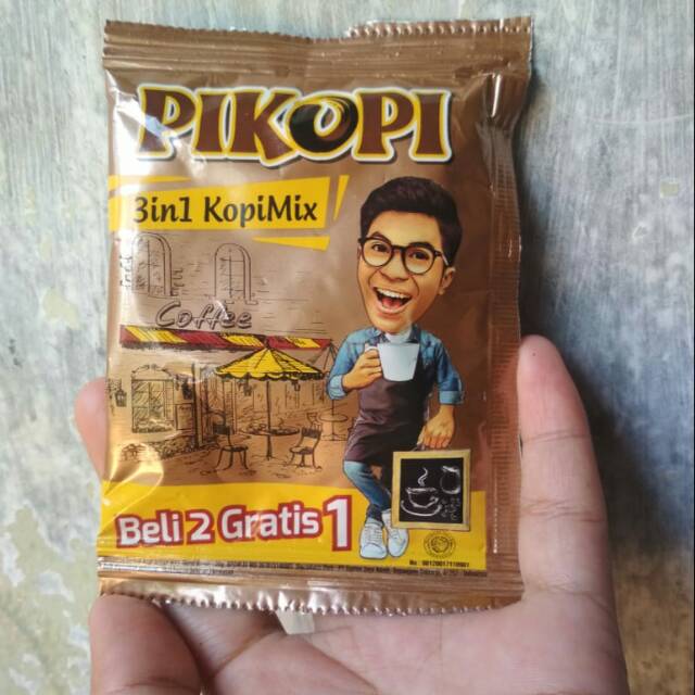 

UN - KOPI INSTANT BUBUK SERBUK PIKOPI 3 IN 1 KOPIMIX COFFEE SACHET ECER 20GR