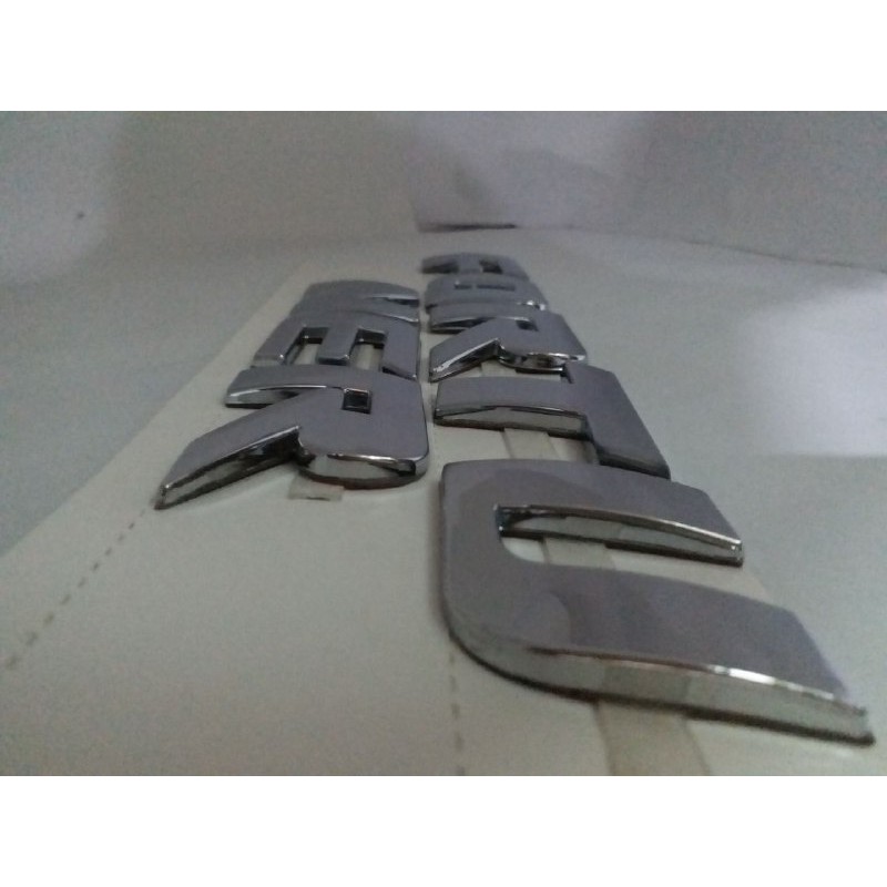 Emblem FORTUNER Kap Mesin Engine Hood All New Fortuner Chrome