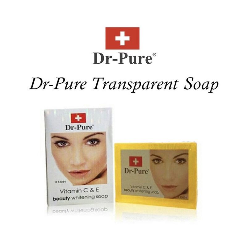 SABUN MUKA DR PURE BEAUTY BRIGHTENING SOAP BPOM ASLI 100%