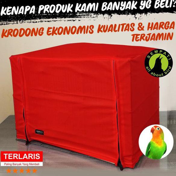 Kerodong Krodong Sangkar Kandang Burung Ternak Lovebird Love Bird Lb Kotak Umbaran Batre Sempati