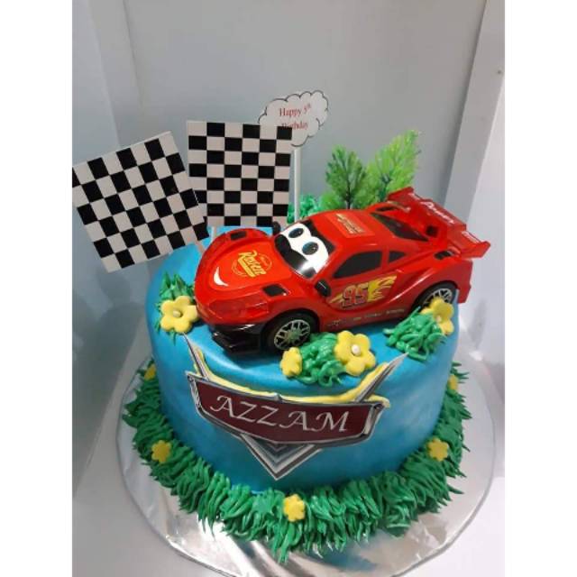 Jual Kue Ulang Tahun Cars / Cake Ultah Cars / Birthday Cake Cars