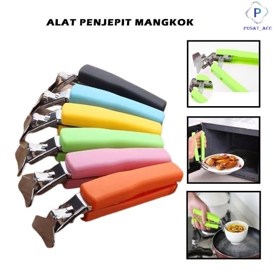 Alat Penjepi Anti Panas Stainless Steel- Pencapit Penjepit Panci Mangkok Piring Anti Panas