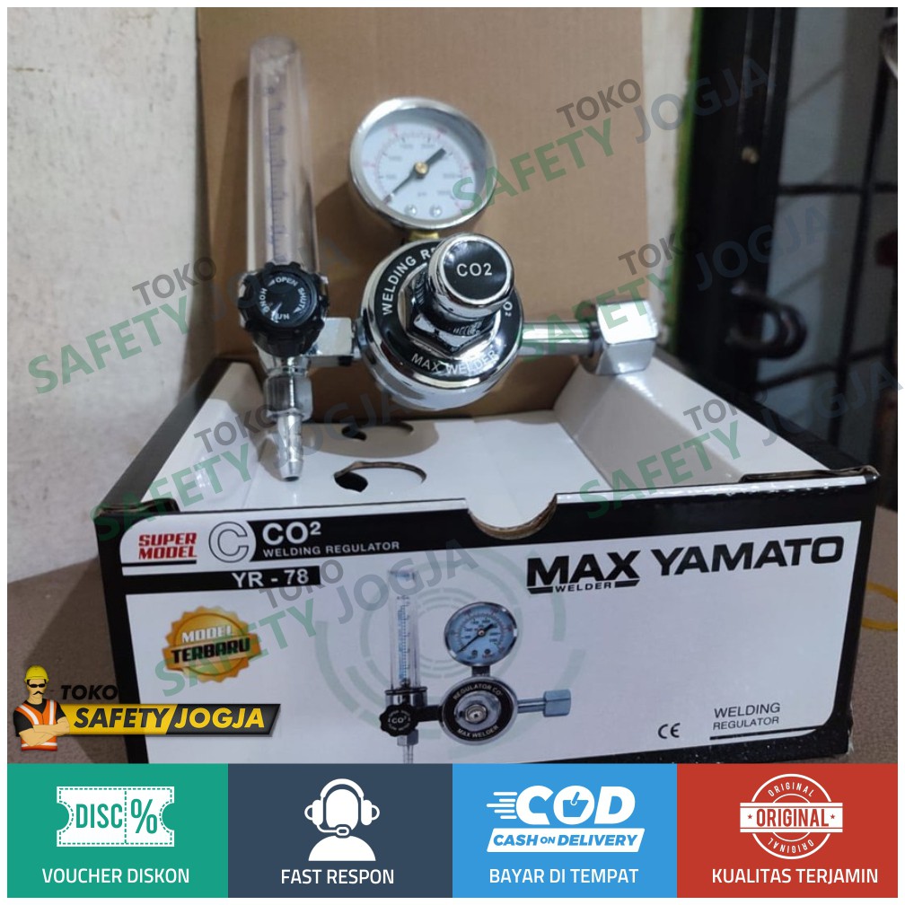 Regulator Las CO2 MIG Max Yamato YR 78 Tabung Las Jogja Solo