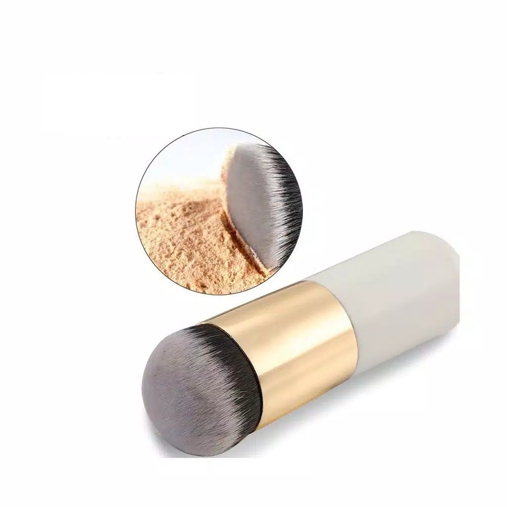 Brush Make Up Blush On Foundation - Brush Chuby Gold Powder Profesional F018